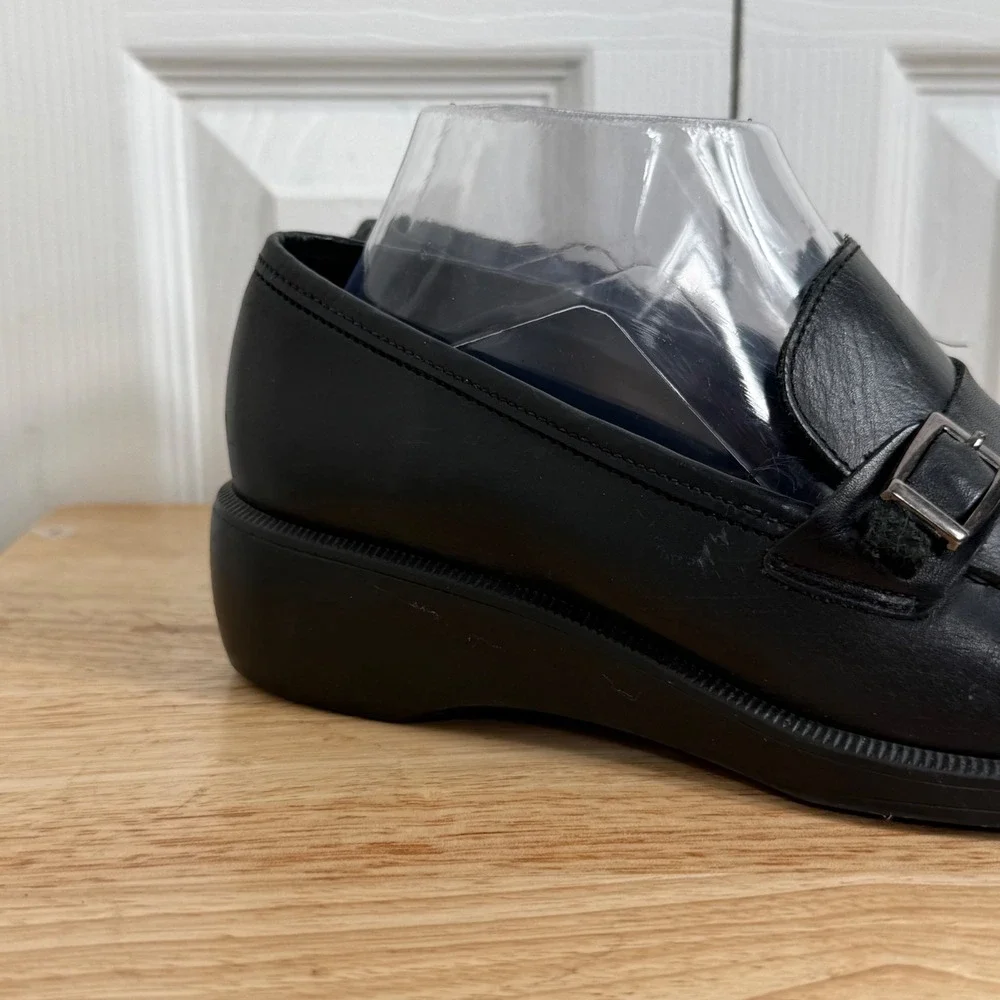 Sebago black leather